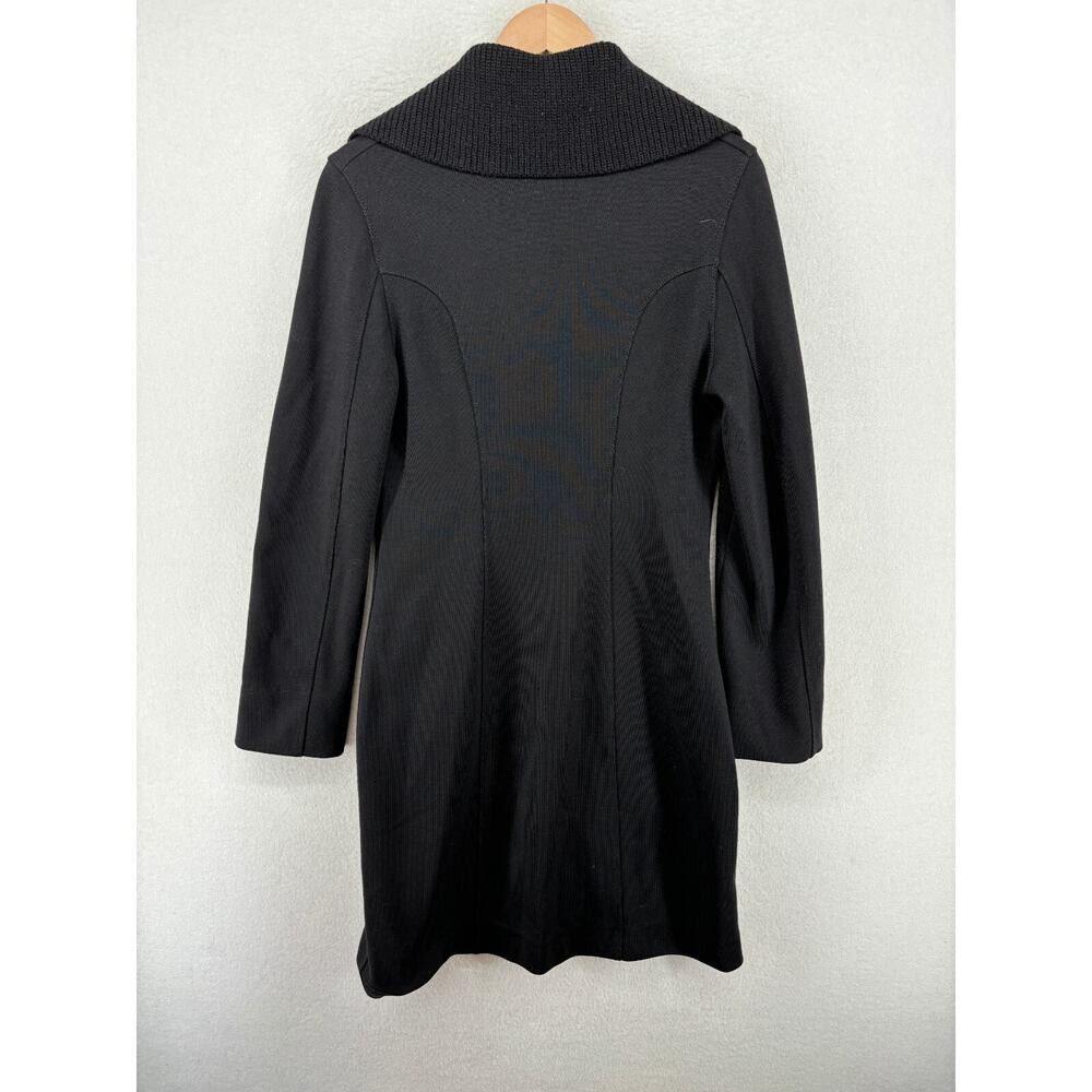 JAN & CARLOS Blazer 40 Merino Wool Stretch Two Button Jacket Black Italy VTG - Picture 2 of 16